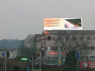 Ekran LED, telebim Warszawa, ul. Wolska 191 (52 m2)