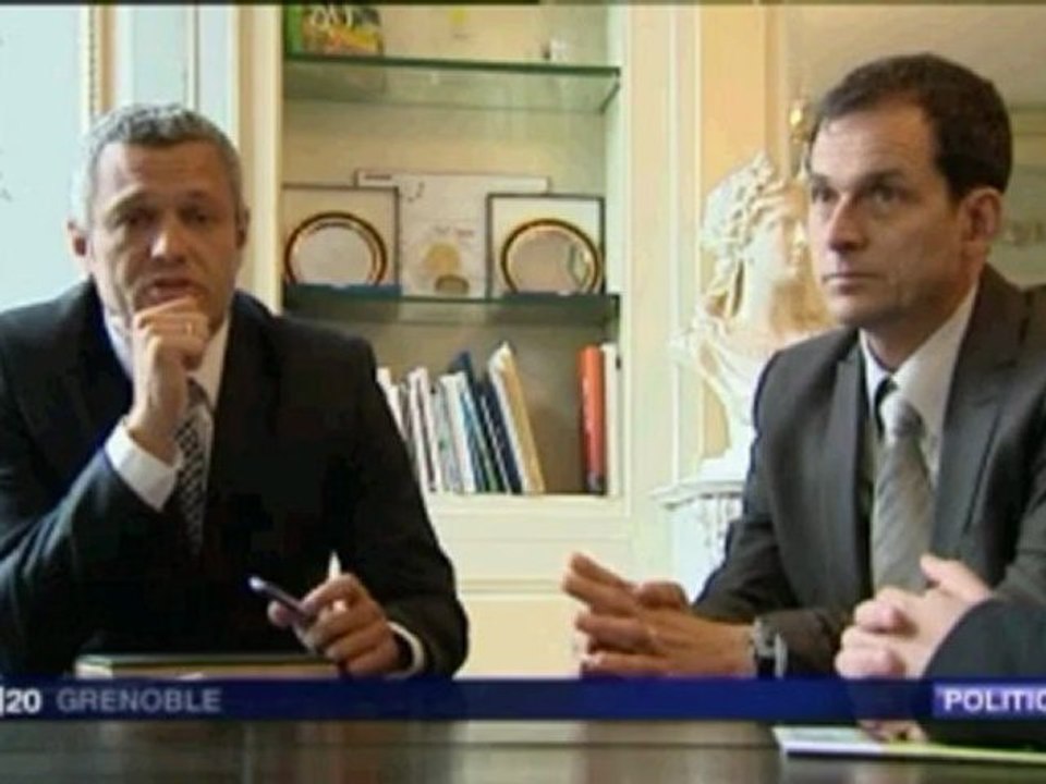 Fabrice Hugelé, nouveau maire de Seyssins - reportage France3 22 mai 2012