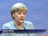 Merkel contraria a eurobonos