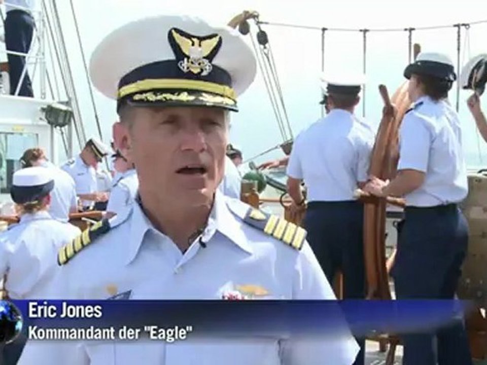 Spektakuläre Großsegler-Parade vor New York