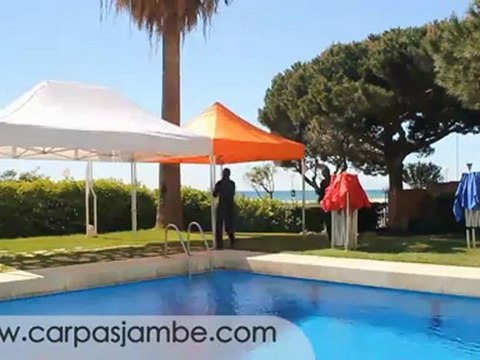 Carpas de jardín baratas. Carpas plegables precios