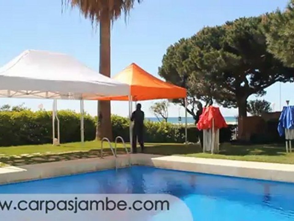 Carpas de jardín baratas. Carpas plegables precios