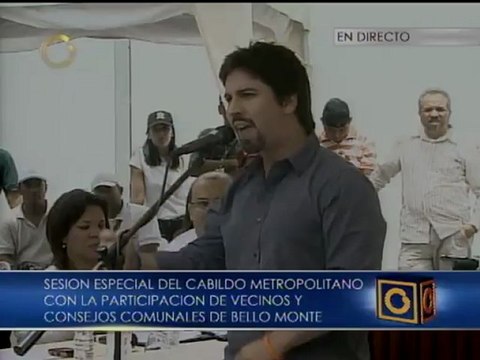 Cabildo Metropolitano realiza sesión especial en la Concha Acústica de Baruta