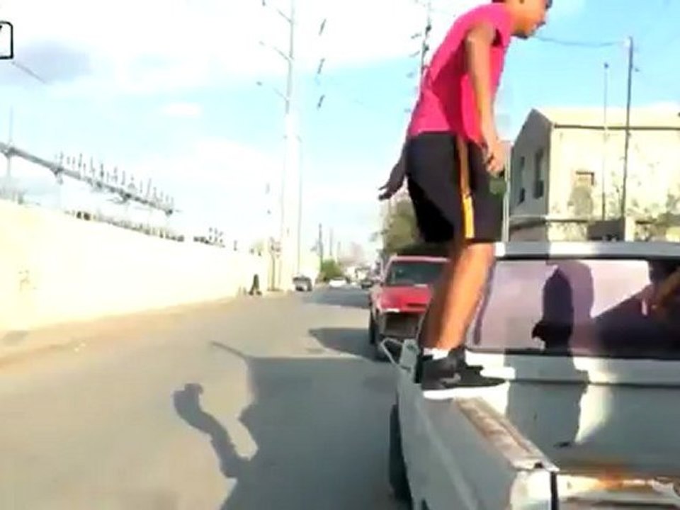 FAILS WORLD - Backflip From a Pickup Fail