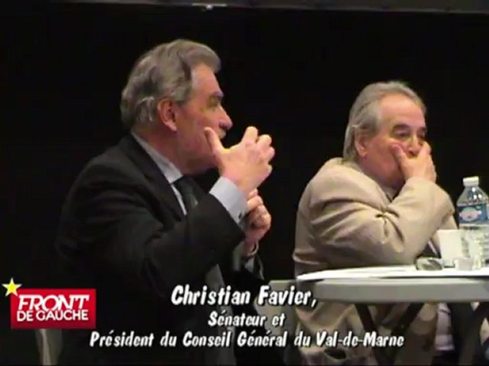 Meeting Front du Gauche du 16 mai : Christian Favier