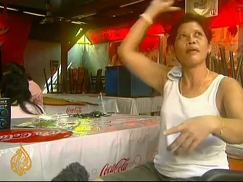 Cleaning up Bangkok after unrest