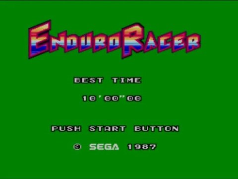 [Test N°31] Enduro Racer (Master System)
