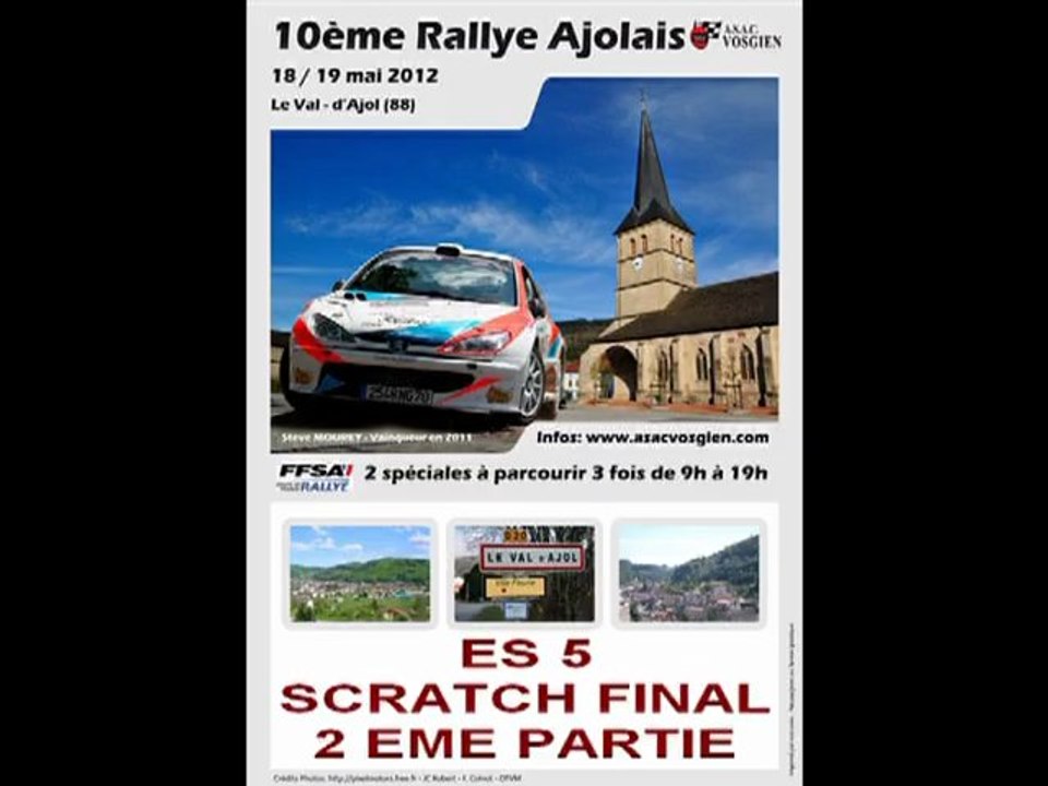 10 EME RALLYE AJOLAIS ES 5 - SCRATCH FINAL 2 EME PARTIE
