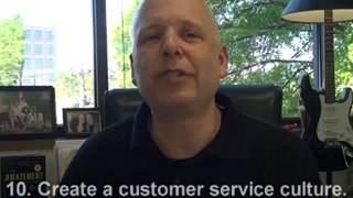 Top Ten List of Customer Service Strategies