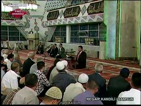 2 Allah adın Rasul Güneş Regaip Kandili 2012 Samsun TRT