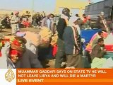 Muammar Gaddafi remains defiant
