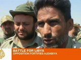 Libyan opposition fortifies Ajdabiya