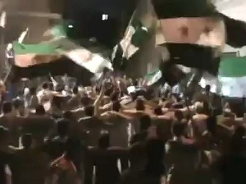 Syria فري برس حماة المحتلة زينو الساحة مسائية ثوار طريق حلب القديم 24 5 2012 Hama