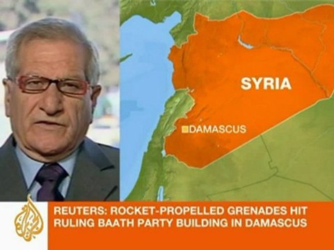 AJE speaks to journalist at blast scene: Damascus