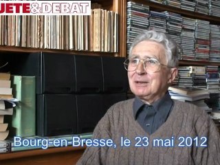 1ère interview vidéo en France de René Pommier