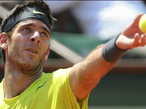 Del Potro through, Roddick out