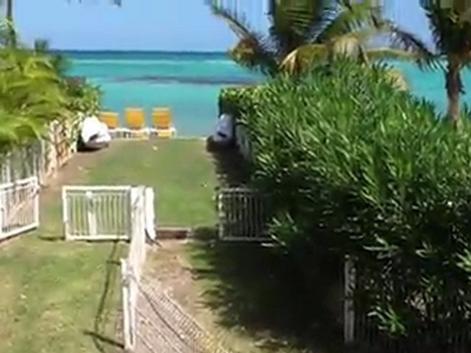 Terrasse extérieure de la Villa Boubou en Guadeloupe