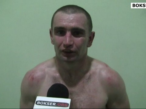 Krzysztof Szot po wygranej podczas Białystok Boxing Show VI