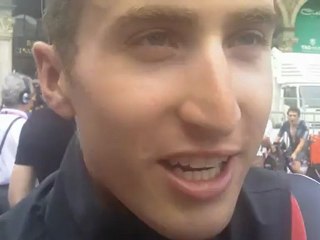 Taylor Phinney at the end of the Giro d'Italia