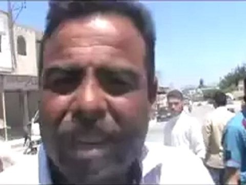 Syria فري برس حماه المحتلة جواب اهالي قلعة المضيق على التجييش الطائفي للقتلة ال الاسد 27 5 2012 Hama