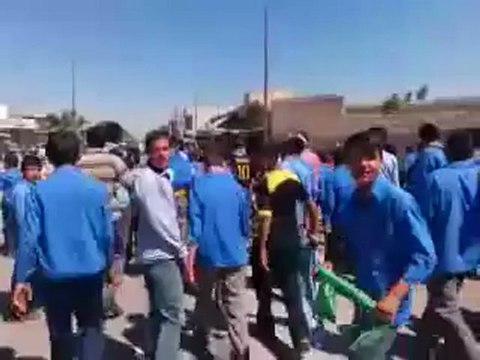 Syria فري برس حلب مظاهرة للطلبة الأحرار في السفيرة نصرة لحمص والحولة 27 5 2012 ج1 Aleppo