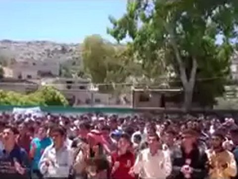 Syria فري برس ادلب مظاهرة البشيرية الاحد 27 5 2012 Idlib