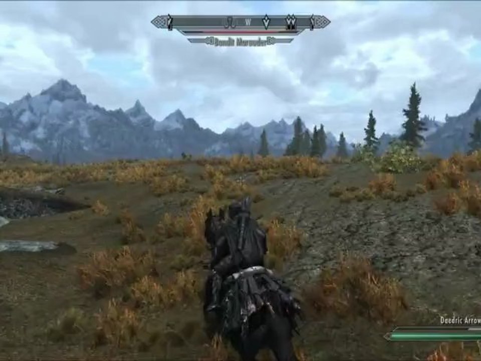 Skyrim - Mounted Combat Gameplay