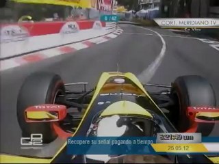 Johnny Cecotto ganó su primera carrera de GP2 en Mónaco