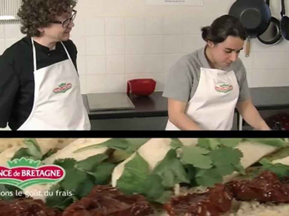 Sandwiches aux légumes avec les Princesses de Bretagne