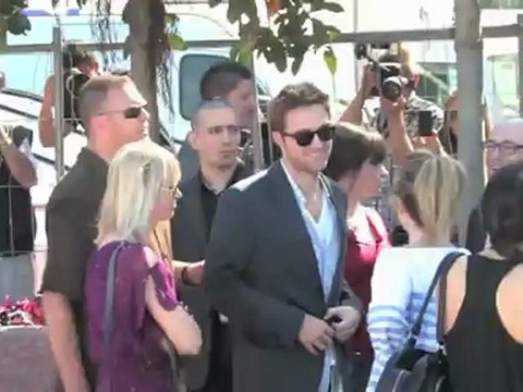 Robert Pattinson et David Cronenberg viennent présenter «Cosmopolis».