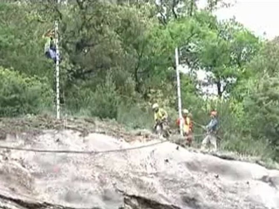 Cahors : éboulement sur la voie ferrée