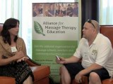 Maria Schick at the 2011 Alliance for Massage Therapy Education Conference