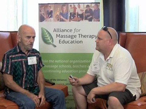 Ed Wilson at the 2011 Alliance for Massage Therapy Education Conference