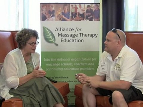 Diana Scammell at the 2011 Alliance for Massage Therapy Education Conference