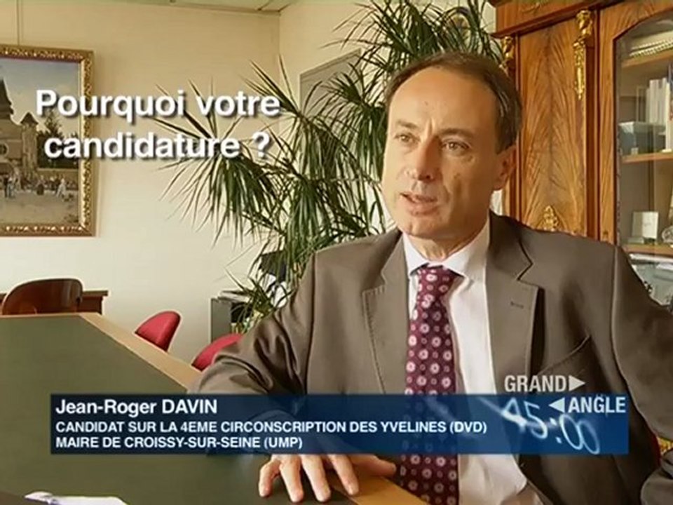 Législatives - Jean-Roger Davin, candidat sur la 4ème circonscription des Yvelines