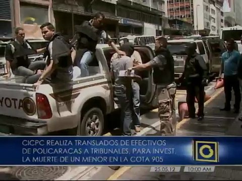 Trasladan a funcionarios presuntamente implicados en la muerte de un adolescente