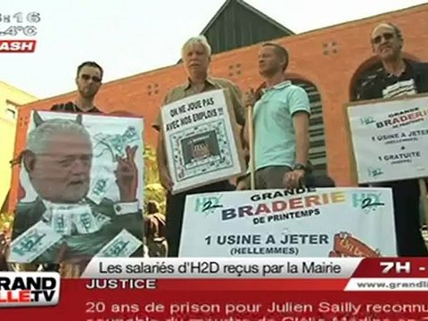 Imprimerie HD2 : Les salariés reçus à la mairie de Lille