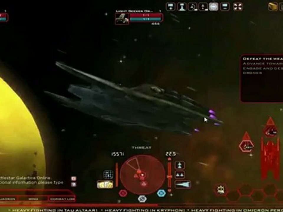 Battlestar Galactica Cylon Gamepaly (free online pc game)