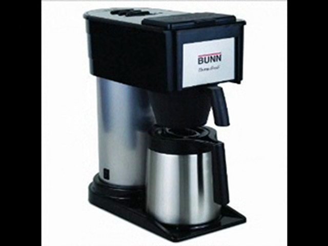 BUNN BT Velocity Brew 10-Cup Thermal Carafe Home Coffee Brewer,