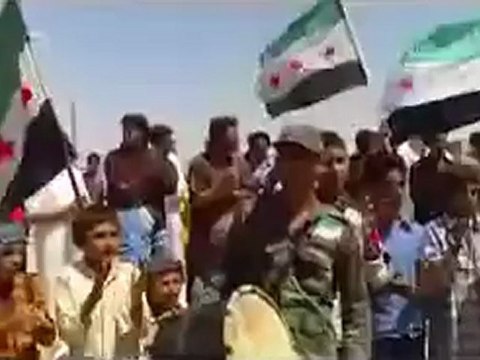 Syria فري برس ادلب ناحية سنجار جمعة دمشق موعدنا القريب 25 5 2012 Idlib