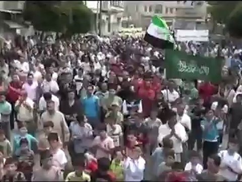 Syria فري برس ادلب مظاهرة معرة مصرين جمعة دمشق موعدنا القريب 25 5 2012 ج3 Idlib