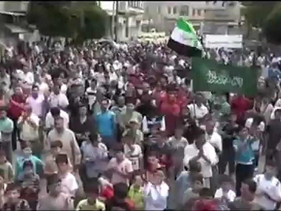 Syria فري برس ادلب مظاهرة معرة مصرين جمعة دمشق موعدنا القريب 25 5 2012 ج3 Idlib