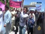 تزايد المظاهرات رغم حصار شبيحة النظام السوري