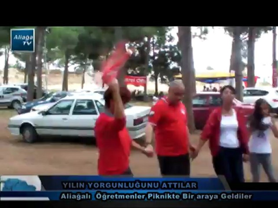 Aliağalı Öğretmenler Yılın Yorgunluğunu Attılar