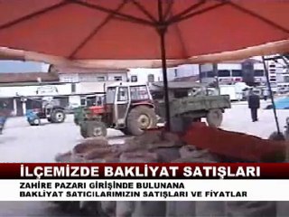 Zilede bakliyat satışları zahire pazarı
