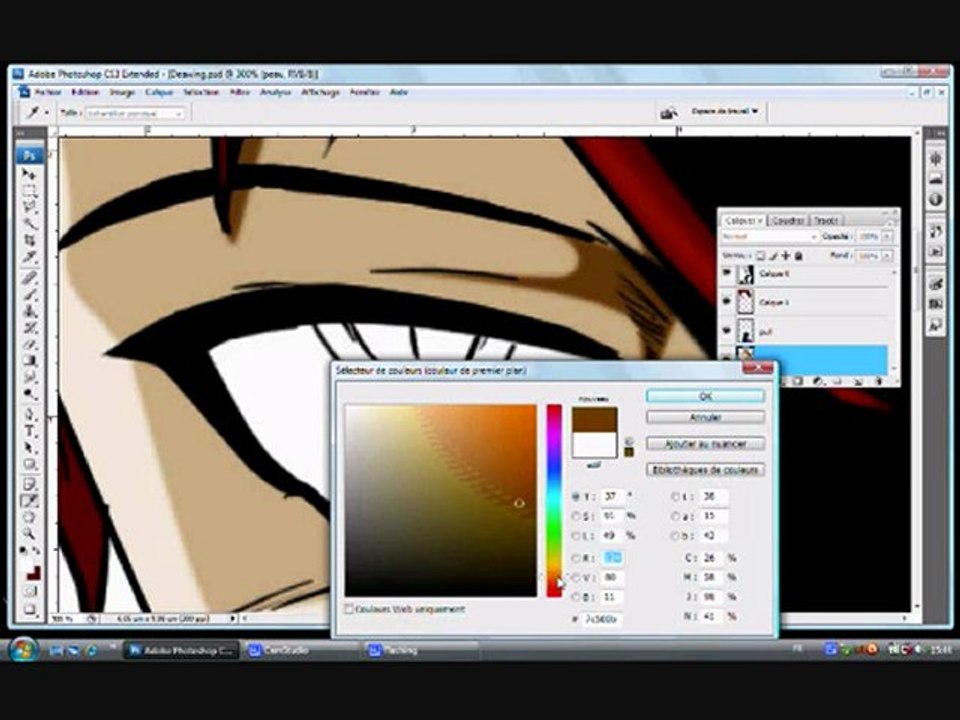 Colorisation rapide ( speed colorization ) de Glean, personnage de My Destiny