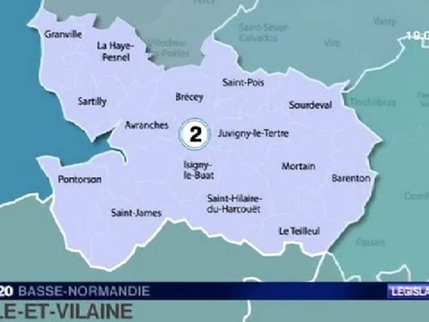 législatives 2012 - focus dans le sud Manche (avant le 1er tour) - reportage de F3 BN
