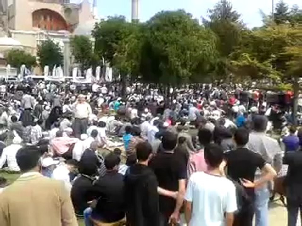 Ayasofya da Namaz
