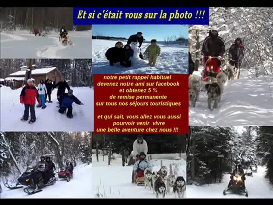 Moto neige en hiver au gite du maudit francais !!!
