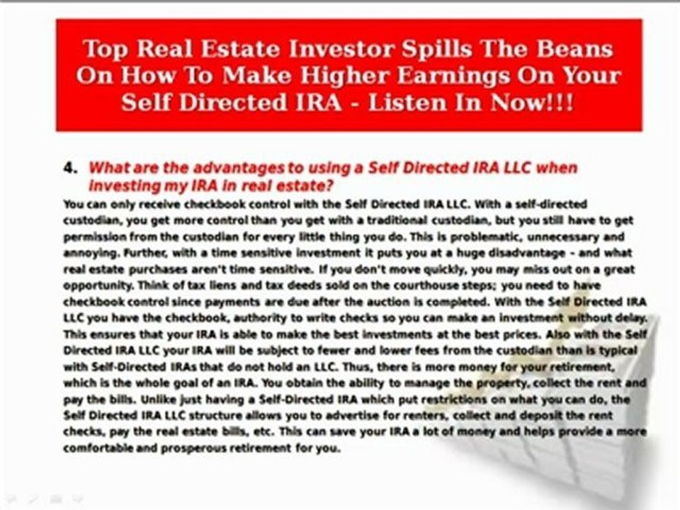 What Is a Self Directed Ira - Self Directed Ira